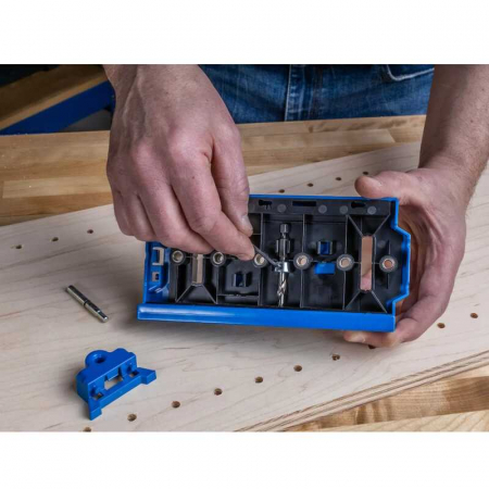 Dispozitiv de ghidare pentru gaurire suporti polita Shelf Pin Jig Kreg KMA3232-INT [6]