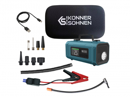 Redresor si compresor auto cu acumulator Konner-Sohnen KS JSP-2000, 15 V, 9.5 bari [1]