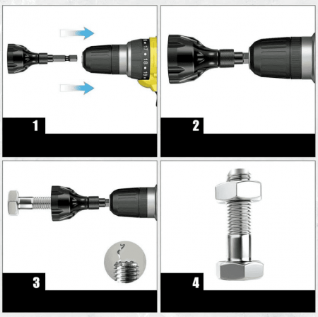 Dispozitiv fasonat suruburi ROX Wood 153ROX1097, 1/4", Ø3-20 mm [3]