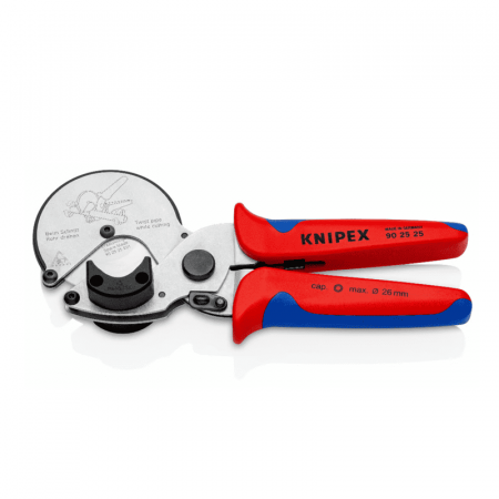 Cleste Pentru Taiat Teava - Dispozitiv pentru taiat tevi PVC, plastic Knipex 90 25 25, Ø26 mm