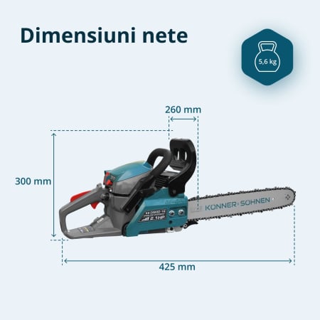 Drujbă pe benzină KS CS20G-16 [7]