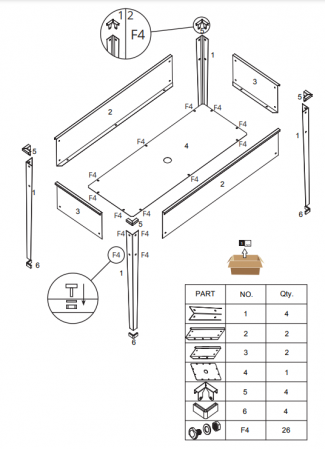 Dulap pentru spalat scule GHB 80 R Gude 94779, 77 litri [1]