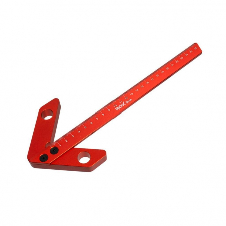 Echere si Creioane de Tamplarie - Echer de centrare din aluminiu ROX Wood 153ROX0128, 300 mm