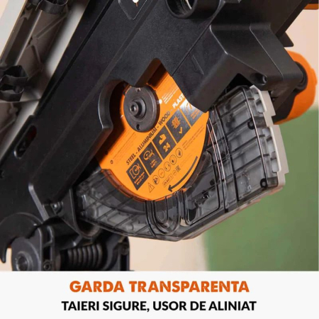 Fierastrau circular combinat cu masa R210MTS-G2 Evolution 116-0003, 1500 W, Ø210 mm [10]