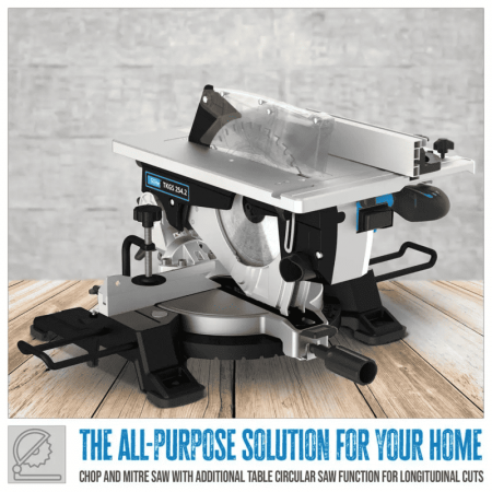 Fierastrau circular combinat de masa TKGS 254.2 Gude 55269, 1800 W, Ø254 mm [10]