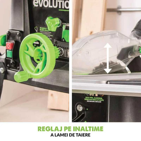 Fierastrau circular cu masa FURY 5-S Evolution 056-0003, 1500 W,  Ø255 mm [11]