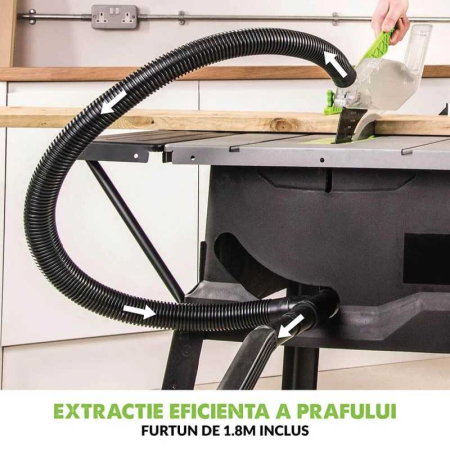 Fierastrau circular cu masa FURY 5-S Evolution 056-0003, 1500 W,  Ø255 mm [13]