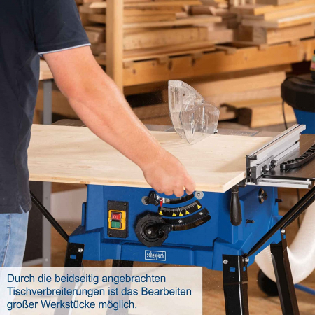 Fierastrau circular cu masa HS250L Scheppach 5901313904, 2000 W, Ø254 mm [5]