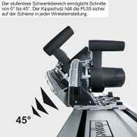 Fierastrau circular de mana cu sina de ghidaj TAS55-BE Scheppach 58018089944, 1200 W, Ø160 mm [6]