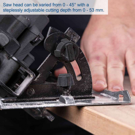 Fierastrau circular de mana fara acumulator C-HCS165-X Scheppach 5901815900, 20 V, Ø165 mm [5]