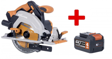 Fierastraie Circulare de Mana - Fierastrau circular de mana multifunctional cu acumulator R165CCS-Li Evolution 066-0001B, 18 V, Ø165 mm