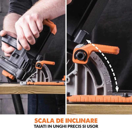 Fierastrau circular de mana multifunctional R185CCS EU Evolution 027-0003C, 1600 W, Ø185 mm [4]