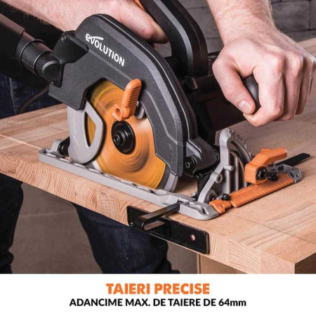 Fierastrau circular de mana multifunctional R185CCS EU Evolution 027-0003C, 1600 W, Ø185 mm [1]