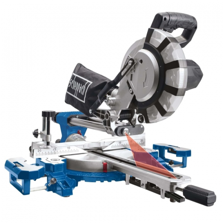 Fierastraie Electrice - Fierastrau circular de masa culisant cu laser HM 216 SPX Scheppach 5901221901, 2000 W, Ø210 mm