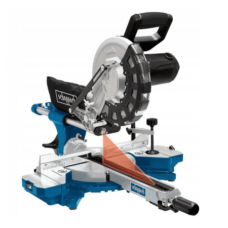 Fierastrau circular de masa culisant cu laser HM 254 SPX Scheppach 5901222901, 2200 W, Ø254 mm [1]