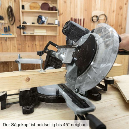 Fierastrau circular de masa culisant cu laser KZGS305-BE Scheppach 58012159944, 2000 W, Ø305 mm [2]