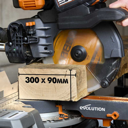 Fierastrau circular de masa multifunctional cu acumulatori, inclinare in ambele sensuri R255SMS-DB Li Evolution 100-0001B, 18 V, Ø255 mm [5]