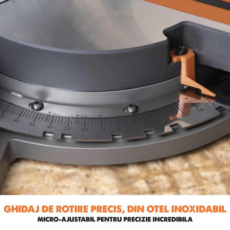 Fierastrau circular de masa multifunctional cu acumulatori, inclinare in ambele sensuri R255SMS-DB Li Evolution 100-0001B, 18 V, Ø255 mm [9]