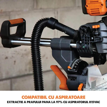 Fierastrau circular de masa multifunctional cu acumulatori, inclinare in ambele sensuri R255SMS-DB Li Evolution 100-0001B, 18 V, Ø255 mm [14]