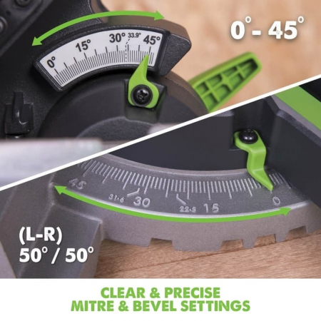 Fierastrau circular de masa multifunctional F210SMS Evolution 048-0008, 1200 W, Ø210 mm [5]