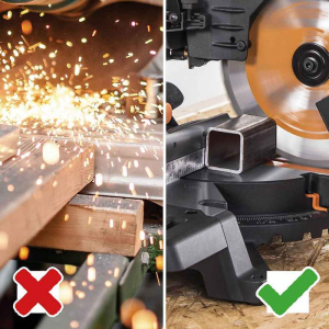 Fierastrau circular de masa multifunctional, inclinare in ambele sensuri R255SMS-DB+ Evolution 053-0003B, 2000 W, Ø255 mm [15]