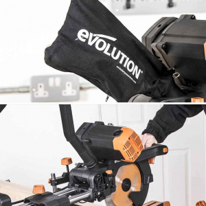 Fierastrau circular de masa multifunctional, inclinare in ambele sensuri R255SMS-DB+ Evolution 053-0003B, 2000 W, Ø255 mm [5]