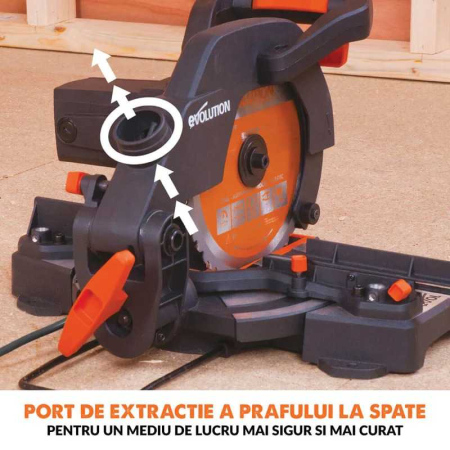 Fierastrau circular de masa multifunctional R210CMS EU Evolution 046-0003A, 1200 W, Ø210 mm [10]