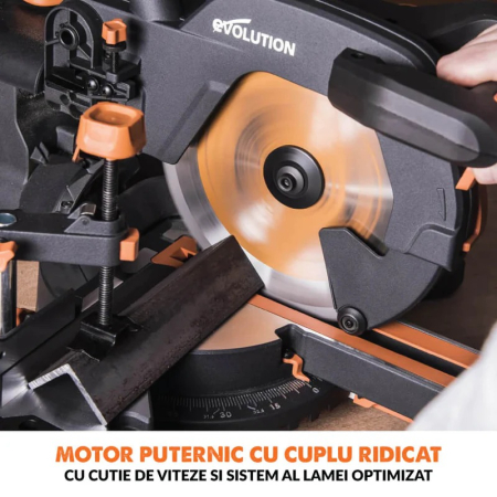 Fierastrau circular de masa multifunctional R255SMS+ Evolution 052-0003A, 2000 W, Ø255 mm [6]