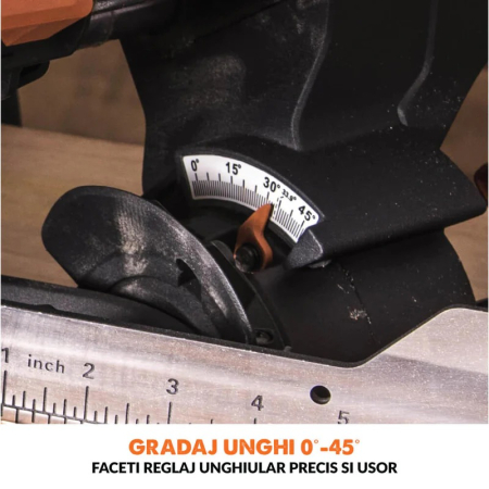 Fierastrau circular de masa multifunctional R255SMS+ Evolution 052-0003A, 2000 W, Ø255 mm [5]