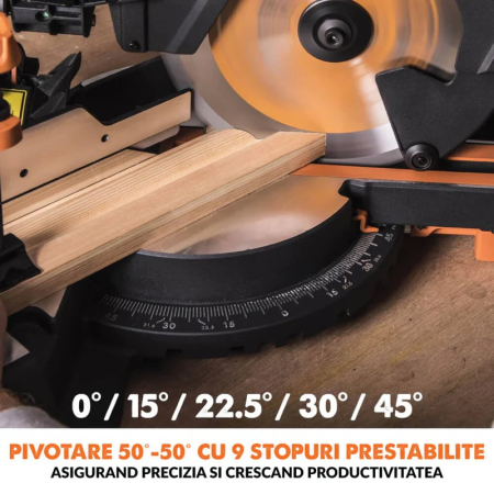 Fierastrau circular de masa multifunctional R255SMS+ Evolution 052-0003A, 2000 W, Ø255 mm [4]