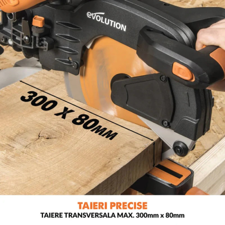 Fierastrau circular de masa multifunctional R255SMS+ Evolution 052-0003A, 2000 W, Ø255 mm [3]