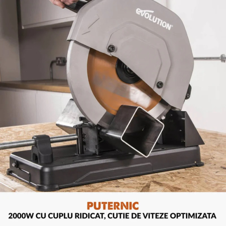 Fierastrau circular de masa multifunctional R355CPS Evolution 083-0003, 2200 W, Ø355 mm [5]