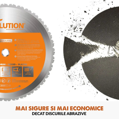 Fierastrau circular de masa multifunctional R355CPS Evolution 083-0003, 2200 W, Ø355 mm [17]