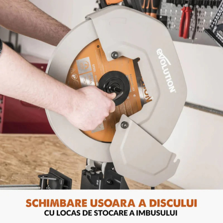 Fierastrau circular de masa multifunctional R355CPS Evolution 083-0003, 2200 W, Ø355 mm [15]