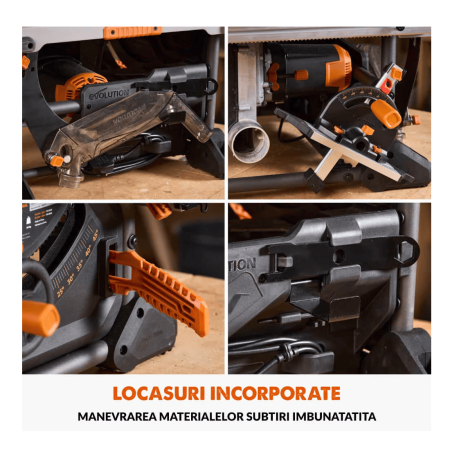 Fierastrau circular de masa R255TBL Evolution 119-0003, 1650 W, Ø255 mm [16]