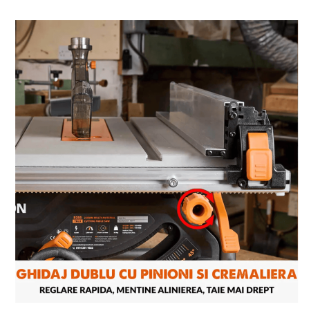 Fierastrau circular de masa R255TBL Evolution 119-0003, 1650 W, Ø255 mm [2]