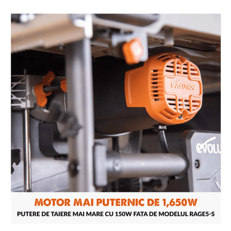 Fierastrau circular de masa R255TBL Evolution 119-0003, 1650 W, Ø255 mm [5]