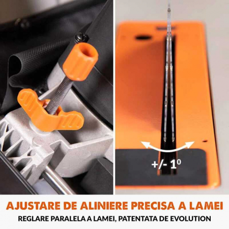 Fierastrau circular de masa R255TBL+ Evolution 119-0013, 1800 W, Ø255 mm [9]