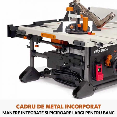 Fierastrau circular de masa R255TBL+ Evolution 119-0013, 1800 W, Ø255 mm [3]