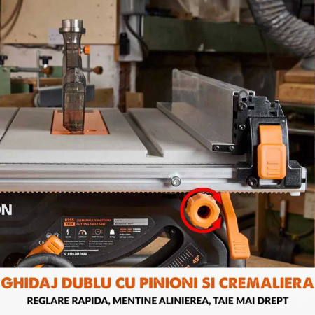 Fierastrau circular de masa R255TBL+ Evolution 119-0013, 1800 W, Ø255 mm [8]