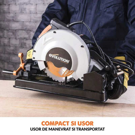 Fierastrau circular de masa RAGE 4 Evolution 081-0008, 1250 W, Ø185 mm [2]