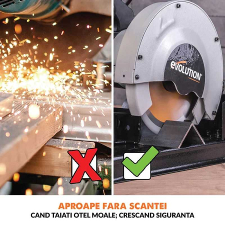 Fierastrau circular de masa RAGE 4 Evolution 081-0008, 1250 W, Ø185 mm [8]
