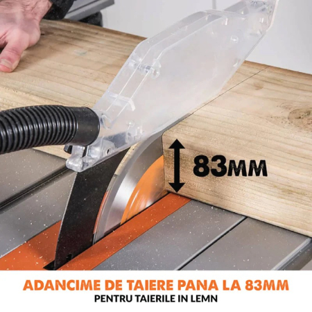 Fierastrau circular de masa RAGE 5-S EU Evolution 057-0003, 1800 W, Ø255 mm [10]