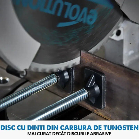 Fierastrau circular de masa, taiere otel S355MCS Evolution 102-0003, 2200 W, Ø355 mm [13]