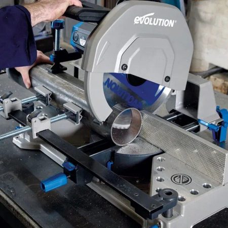 Fierastrau circular de masa, taiere otel S355MCS Evolution 102-0003, 2200 W, Ø355 mm [5]