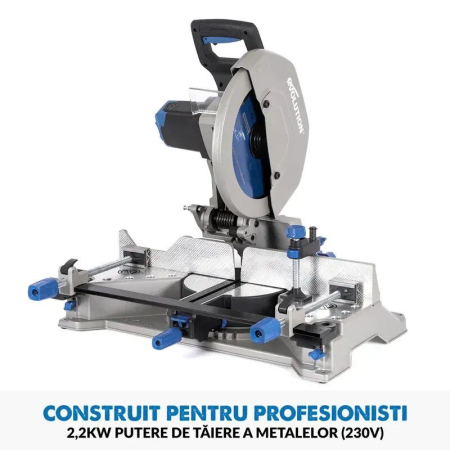 Fierastrau circular de masa, taiere otel S355MCS Evolution 102-0003, 2200 W, Ø355 mm [3]