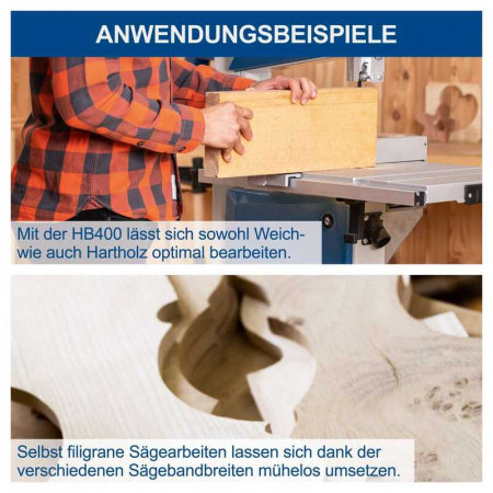 Fierastrau cu banda HBS400 Scheppach 5901503905, 750 W, 2240 mm [7]