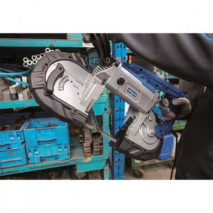 Fierastrau cu banda portabil pentru metal MBS1100 Scheppach 5901507901, 1100 W, 127 mm [5]