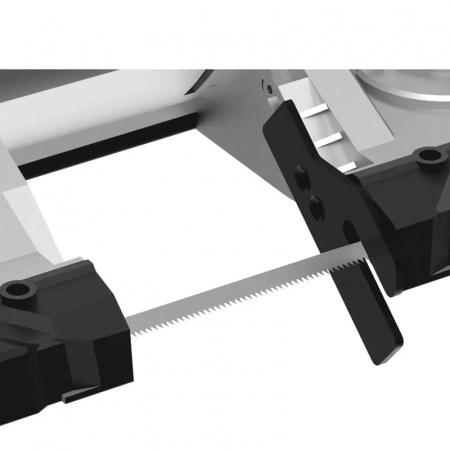 Fierastrau cu banda portabil si baza cu clema pentru metal MBS 1100 Gude 40553, 1100 W, 100 mm [3]