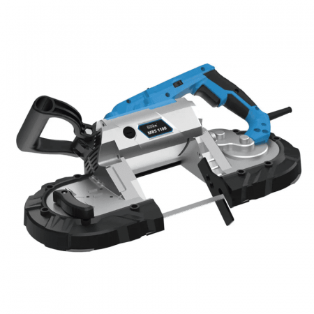 Fierastrau cu banda portabil si baza cu clema pentru metal MBS 1100 Gude 40553, 1100 W, 100 mm [2]